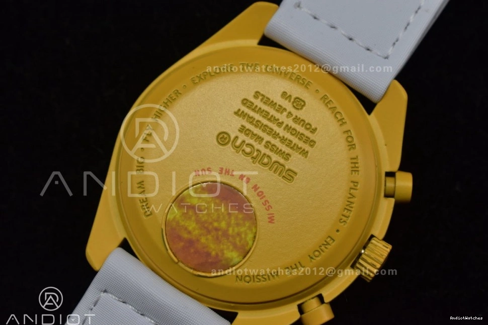 the Nylon on 1185 Quartz Omega Mission x to Swatch Bioceramic Moonwatch Attractive Sun Strap 0902
